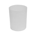10 Liter Kaleidoscope White Polypropylene Wastebasket