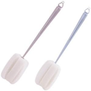 2Pcs Bottle Cleaning Brush Long Bottle Brush Spon Cup Brush Long Handle