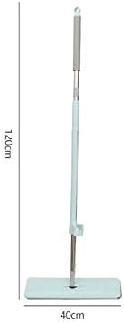 Squeeze Magic Automatic Mop Hand-Free Wash Flat with 2pcs Cloth Replace Home Microfiber Cleaning Pad Tool