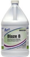 Nyco Blaze 8 Heavy Duty Cleaner Degreaser - 128 oz - Powerful Fast-Acting Super Strength Degreaser for Toughest Cleaning Jobs - (NL220-G4)