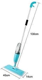 Spray Floor Mop with 2 Replaceable Microfiber Flat Pads Adjustable Rod 360° Rotating Head for Quick Drying and Deep Cleaning on Tile &amp Hardwood