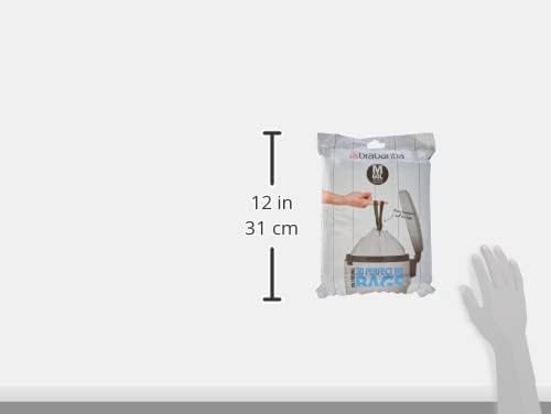 Brabantia Bin Liners Size M/60 Litre (30 Bags) White