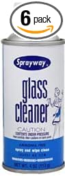Sprayway Glass Cleaner 4OZ (6 Packs)