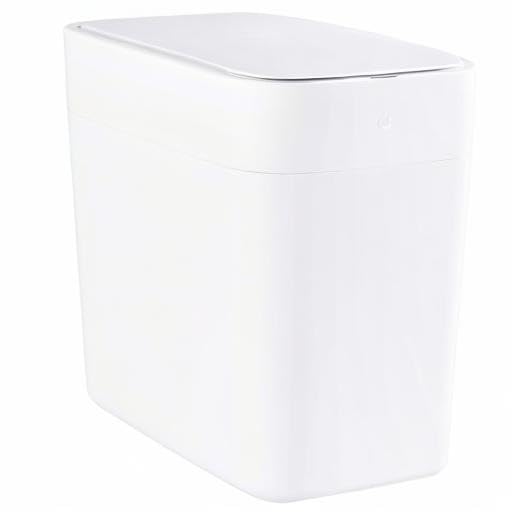 TOWNEW T1S 4.1 Gallon Automatic Self-Sealing and Self-Changing Motion Sense Activated Trash Can 2024 Upgrade Smart Garbage Can with Lid for Kitchen Bathroom Office White