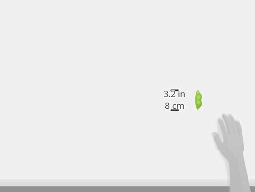 Marna K117 Plastic Bottle Wash Beans Green Approx. 3.0 x 1.0 x 0.8 inches (7.5 x 2.5 x 2.1 cm)