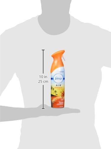 Feb+reze Air Mist Air Freshener Spray Odor-Fighting Room Spray Air Fresheners for Home and Bathroom and Kitchen Aerosol Can Hawaiian Aloha Scent 8.8oz (Pack of 3)
