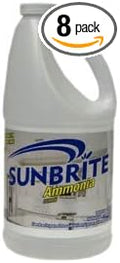 Champion Packaging &amp Distribution SB150002 64 oz Sunbrite Ammonia Lemon Cleaner 8 Bottle
