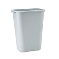 Janitorial Supplies Deskside Plastic Wastebasket for Disposing Wasteage