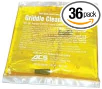 ACS GC-36 Griddle Cleaner 3 oz Portion Packets Pack of 36