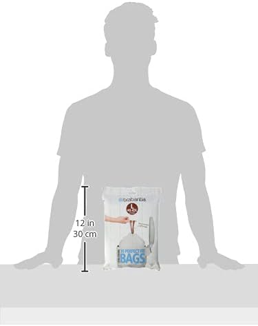 Brabantia Waste Bags Dispenser Pack L 30 Pcs 40-45 Litre White