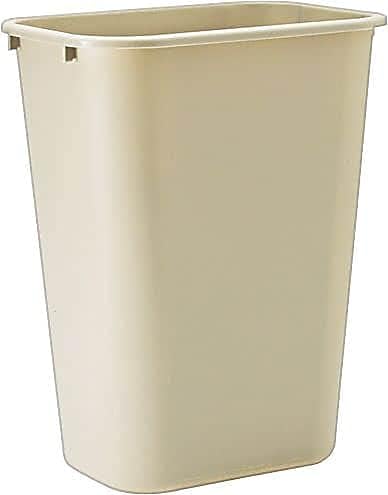 Rubbermaid RCP295700BG RCP295700BG-Deskside Plastic Wastebasket 1 Beige