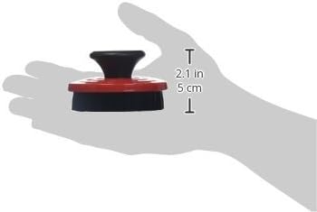 Le Creuset 2-Piece Cleaning Set Nylon Brush Kitchen Product 3.25 Cerise with Enameled Cast Iron 8.45 fl. oz. Cookware Cleaner