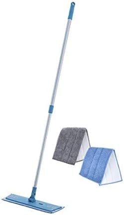 Superio Telescopic Miracle Mop with dusting and Mopping pad Refills Kitchen and Bath Cleaning for Hardwood Floors Ceramic Tiles Linoleum
