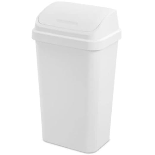 4 Pack - Swing-Top Wastebasket 13.2-Gal. -10898004