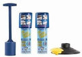 Combo Kit Pack Instant drain opener clog remover &amp cleaner for toilets bathtub double sinks and septic-safe