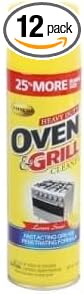12-Pack Fume-Free Oven Cleaner – 12 oz Spray Bottles Lemon Scent – Removes Tough Grease &amp Grime Safe for Self-Cleaning Ovens – No Harsh Fumes or Odors