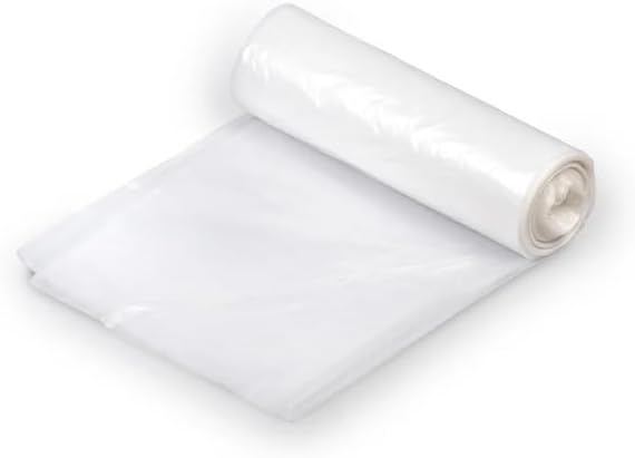 HCR33MC Clear Trash Can Liner Bags 24x33 Inch 8 Micron 20 Bags per Roll 50 Count Made In the USA from Capital Fresh