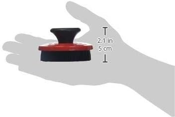 Le Creuset 2-Piece Cleaning Set Nylon Brush Kitchen Product 3.25 Cerise with Enameled Cast Iron 8.45 fl. oz. Cookware Cleaner