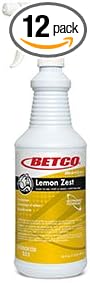 Betco 2331200 PEC 1 qt Lemon Zest Best Scent Deodorizing Ready To Use Tripper Spray44 Pack of 12