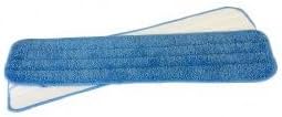 18 or 24“ Microfiber Looped Flat Mop Set Professional Grade Frame Handle 2 Pads (18'')