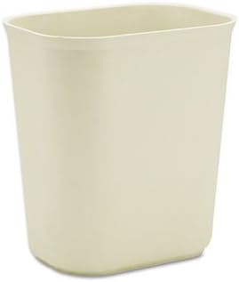 FIRE-RESIST WASTEBASKET 14 QT FIBERGLASS BEIGE