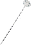 Electrostatic Dust Mop with Rotatable Triangle Head and Long Handle Flat Dry Wet Mop for Floor and Wall Cleaning Includes Facial Cleansing Cloth for Household Use