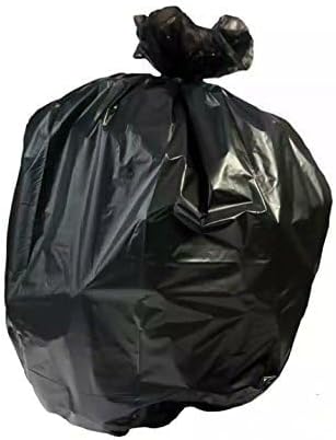 RESILIA Tall 15 Gallon Trash Bags - Black Recycling 100 Bags/Roll 1 Mil 0.001 Inch Thick 24x33 inches (WxH) Wire Ties Included MADE IN USA
