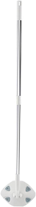 IMIKEYA Household Dust Mop and Dry Tissue Pack Handheld Triangular Electrostatic Floor Duster with Detachable Cloth Suitable for Hardwood and Multi-Surface Floor Cleaning
