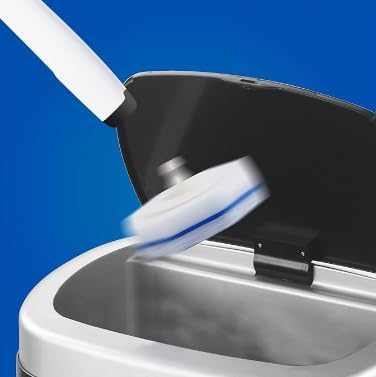 50-Pack Toilet Brush Refill Pads Compatible with Clorox Toilet Brush Handles - Disposable Toilet Cleaning Pads - Deep Cleaning Sponge Heads (Handle Not Included)