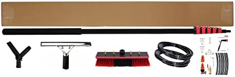 Telescopic Pole Kit Cleaning Brush6M-10.8M Window Cleaning Pole Outdoor Window Cleaner Kit Water/Hose Fed Pole Window Cleaning Brush Equipment Cleaning Photovoltaic and Solar Panels/5./