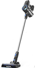 Blue Silver Cordless Vacuum Cleaner Handheld Portable Vac for Pet Hair on Hardwood Floors &amp Carpet Rechargeable Home Vacuum