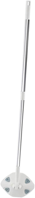 Dust Mop for Floor Cleaning with Extendable Long Handle Handheld No-wash Household Dust Removal Mop Triangular Suitable for Home Use