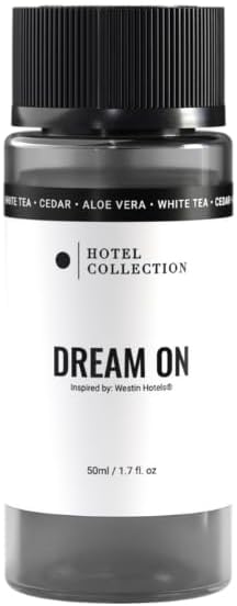 Hotel Collection Diffuser Oil - Dream On - Aromatherapy Essential Fragrance Oil - Bright White Tea Sweet Vanilla &amp Earthy Cedar - 50ML 1.7 Fl oz