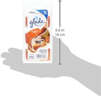 Glade Wax Melts Refill Pumpkin Spice 2.3 Ounce (Pack of 8)