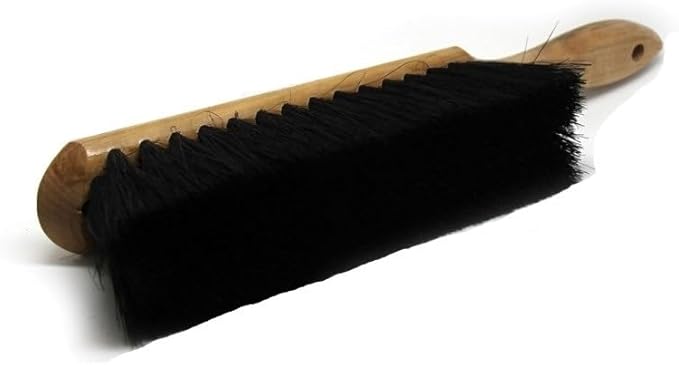 Soro Essentials- 8 Hand Broom Counter Brush with Tampico Bristles- Counter Brush with Soft Bristles and Wooden Handle Dusting Brush for Cleaning Counter Car Bed Couch Furniture
