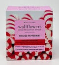 BBW White Barn New Look! TWISTED PEPPERMINT Wallflowers 2-Pack Refills