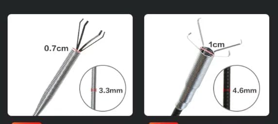 Kitchen Sink Cleaning Pipe Plunger and Sinks Sewer Toilet Unclogging With Grab Handle Factory Supply Four-jaw Pickup Unblocker (Dredge device 160cm)