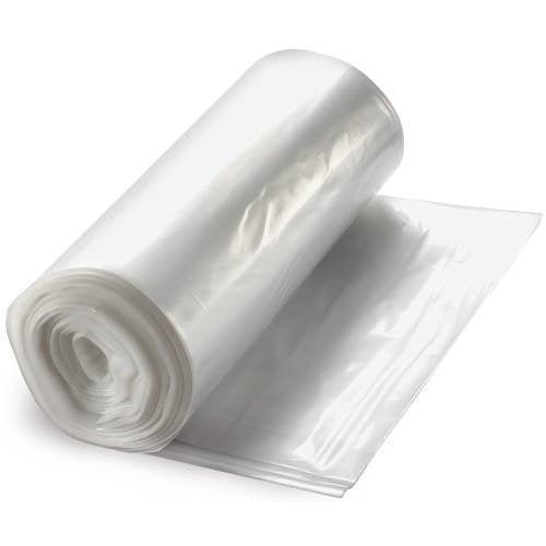 BERRY PLASTICS VLH4348-16N 50 Gallon Fit Trash Can Liner (25 Per Roll/8 Rolls Per Case) 42 x 47 Natural