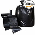 Trash Bag Black 38 x 58 60 gallon Extra Heavy Duty 17 mic. 200 Count