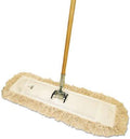 Boardwalk M365C Cut-End Dust Mop Kit 36 x 5 60-Inch Wood Handle Natural