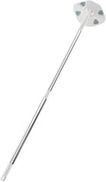 Retractable Household Dust Mop with Rotatable Head Non-Slip Handle Versatile for Hardwood Ceramic Tile Floors Compatible with Face Towel Cover Floor Cleaning Tool