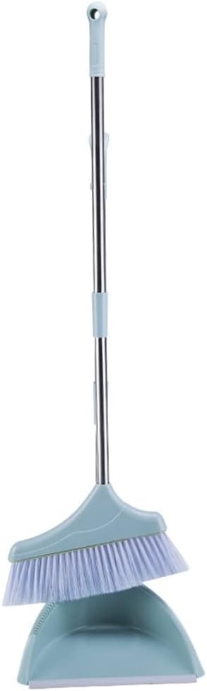 Broom and Dustpan Set Rubber Sweeping Dust Clean Folding for Floor Home Brush Products Household Sweeper Plastic