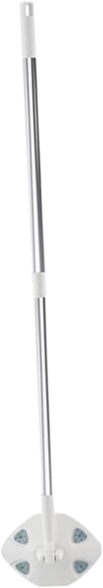 Mipcase Rotatable Dust Mop with Retractable Long Handle Triangle Microfiber Cleaning Mop for Household Floor Dust Removal Suitable for Home Cleaning