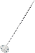 TEHAUX Electrostatic Dust Mop Set with Dry  Rotatable Floor Duster for Indoor Dust Removal Triangle Shape Mop Head for Household Cleaning