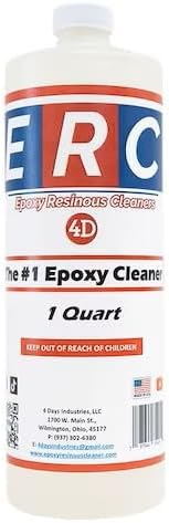 #1 Epoxy Cleaner – 1 Quart Concentrate | Makes 5+ Gallons | Helps Remove Oil &amp Grime | No Haze or Sticky Residue | For Epoxy Floors &amp Sealed Concrete |*Results depend on topcoat condition