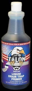 Fast-Trac TALON TDTP32 Liquid Drain Trap Primer-32 Ounce BLUE
