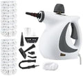 Steam Disinfection CleanerPowerful 1500W SteamHandheld Multi-Purpose Steamer with 8 Accessories Child Lock &amp Safety Cap for Home Kitchen Appliances (1 set + 12 fiber cloth)