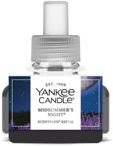 Yankee Candle ScentPlug Air Freshener Refill Relax &amp Renew Electric Plug-In Fragrance Oil for Home Odor Neutralizing and Calming Ambience Long Lasting Scent 6-Count (Variety Pack)
