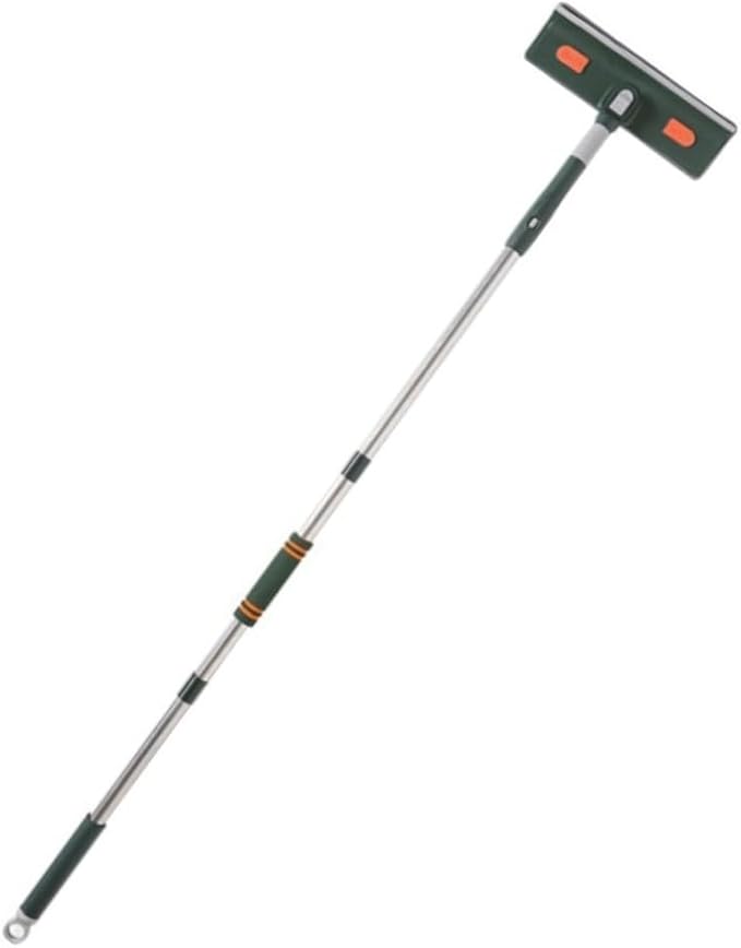 Skirting Board Cleaning Mop with 144cm Long Handle and Reusable Pad for Windows Ceilings Tiles and Floors Lightweight Ergonomic Grip for Efficient Household Cleaning in Green(A)