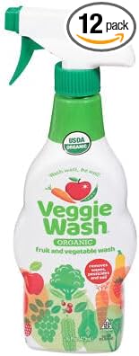 Veggie Wash Organic Vegetable Wash Spray 16.0 oz (Pack of 12)
